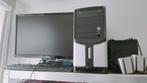 Computerset compleet, Computers en Software, Desktop Pc's, Gebruikt, Met monitor, 8 GB, Ophalen of Verzenden