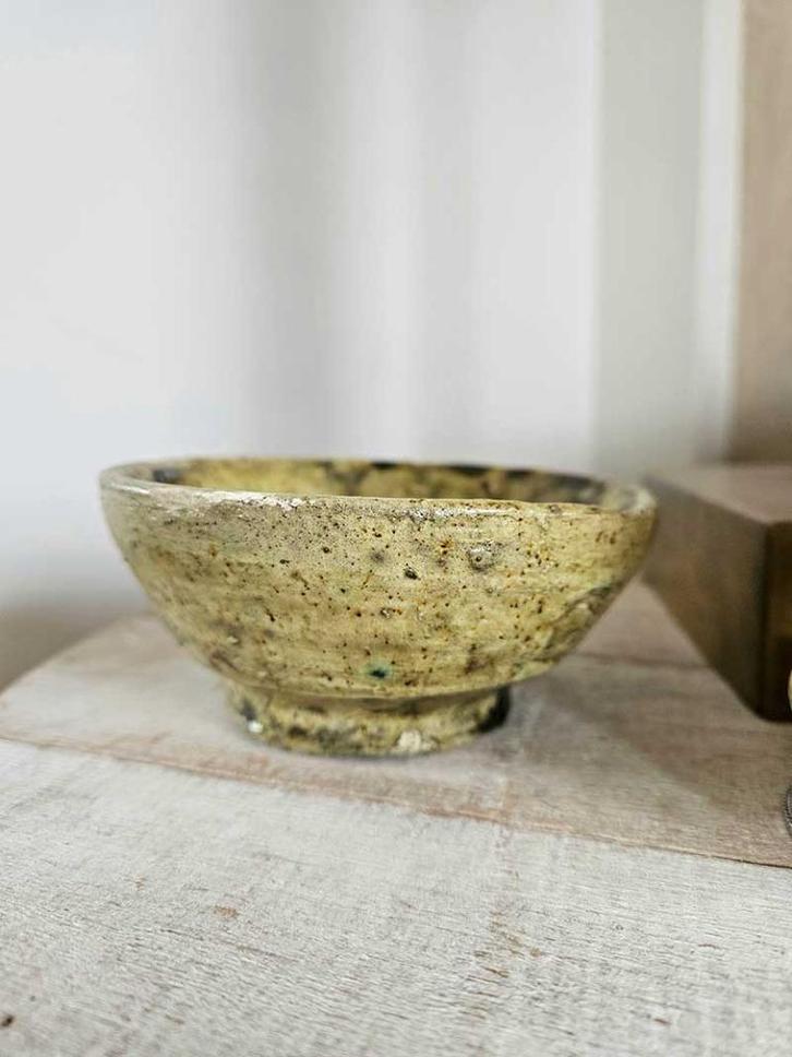 Tamegroute schaaltje groen S uit Marrakesh, Huis en Inrichting, Woonaccessoires | Schalen en Manden, Nieuw, Schaal, Rond, Porselein of Keramiek