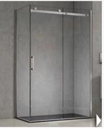 [Niet gebruikt!] Douchecabine met schuifdeur 120x90cm, Doe-het-zelf en Verbouw, Sanitair, Ophalen, Nieuw, Rvs, Douche