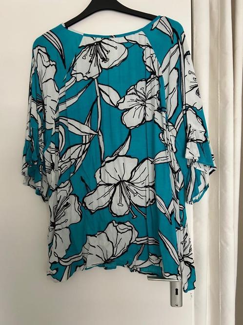 Zgan blouse maat 50, Miss Etam, Kleding | Dames, Grote Maten, Zo goed als nieuw, Blouse of Tuniek, Groen, Ophalen of Verzenden