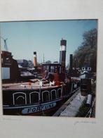 2 ingelijste foto's Hoorn en Enkhuizen Ger Dekkers 1987, Ophalen of Verzenden