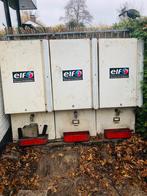 Vintage garage olievaten, Antiek en Kunst, Antiek | Gereedschap en Instrumenten, Ophalen