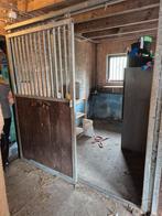 Paardenboxen 2 voorwanden, 1 zijwand, Dieren en Toebehoren, Ophalen, Gebruikt