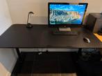 Bureau te koop - Zwart, Ophalen, In hoogte verstelbaar, Gebruikt, Bureau