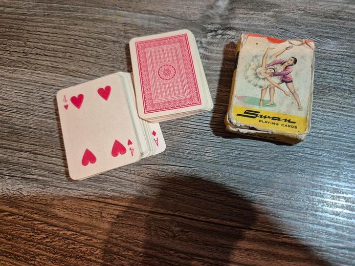 Oude Speelkaarten - Swan Playing Cards, Antiek en Kunst, Antiek | Speelgoed, Ophalen of Verzenden