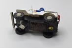 Oude plastic / blikken Police jeep, Gebruikt, -, Ophalen of Verzenden, -