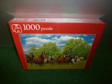 NIEUW Jumbo Puzzel Paardenkudde 1000 stukjes beschikbaar voor biedingen