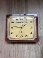 Vintage Jaz Electronic Wandklok - Midcentury Design, Ophalen of Verzenden, Gebruikt, Analoog, Wandklok