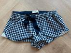 Gilly Hicks Sleep Short S/36 navy wit geblokt ruiten gingham, Ophalen of Verzenden, Zo goed als nieuw, Maat 36 (S)
