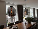 Hanglamp Julia Glas Smoke 44x53 cm, Ophalen, Zo goed als nieuw, Glas, 50 tot 75 cm