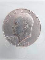 Eisenhower Dollar 1971 & 1977, Ophalen of Verzenden, Noord-Amerika, Losse munt, Zilver
