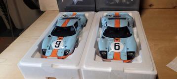 CMR FORD GT40 GULF #6  en #9  Schaal 1/12 beschikbaar voor biedingen