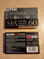 Cassettebandjes TDK SA-X 60 nieuw in verpakking, 2 t/m 25 bandjes, Overige genres, Ophalen of Verzenden, Onbespeeld