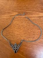 Vintage ketting met marcasiet en onyx, Ophalen of Verzenden, Zwart
