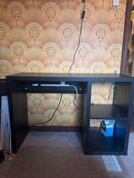 IKEA Kallax Bureau - Zwart, Ophalen, Zo goed als nieuw, Bureau