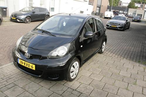 Toyota Aygo 1.0 12V Vvt-i 5DRS 2010 Zwart, Auto's, Toyota, Bedrijf, Aygo, Airconditioning, Centrale vergrendeling, Elektrische ramen