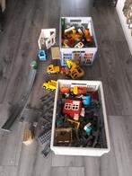 Grote partij LEGO, treinbanen, auto's, poppetjes, Ophalen of Verzenden, Gebruikt, Losse stenen, Lego