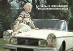 Peugeot 404 cabriolet folder, Ophalen of Verzenden, Gelezen, Peugeot