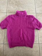 St Michael Jumper UK 14 Pink 70% Angora Short Sleeve Turtle, Kleding | Dames, Ophalen of Verzenden, Zo goed als nieuw, Korte mouw