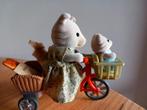 Sylvanian families fietsen met mama compleet/beren, Ophalen of Verzenden, Zo goed als nieuw, Poppenhuis