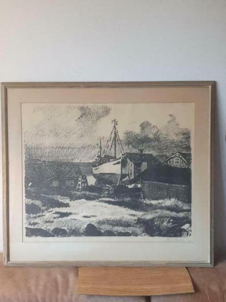 Litho Göteborg Folke Persson Zweden (1904 - 1960), Antiek en Kunst, Kunst | Litho's en Zeefdrukken, Ophalen