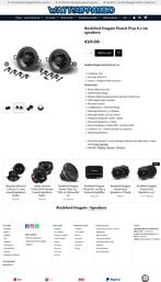 Rockford Fosgate Punch P132 8.7 cm speakers Dashboard, Audio Design, Nieuw, Am Breilingsweg 3, 76709 Kronau, Duitsland, Ophalen of Verzenden