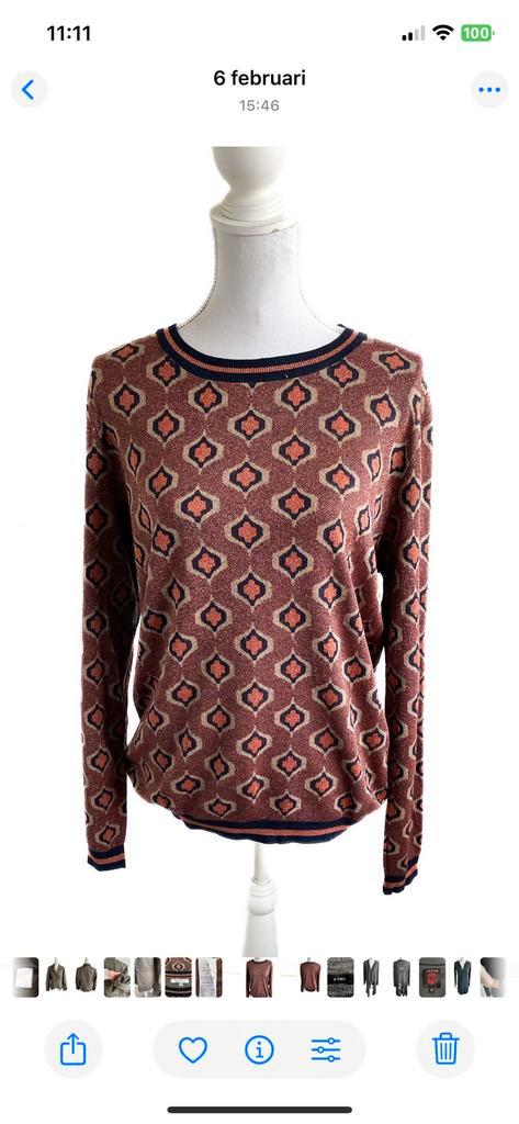 Mooie trui van Nukus L/XL, Kleding | Dames, Truien en Vesten, Gedragen, Maat 46/48 (XL) of groter, Rood, Ophalen of Verzenden