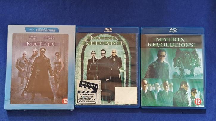 The Matrix Trilogy "Blu Ray", Cd's en Dvd's, Blu-ray, Zo goed als nieuw, Science Fiction en Fantasy, Ophalen of Verzenden