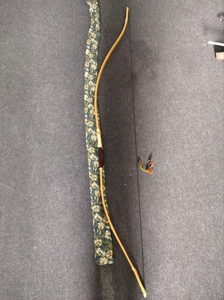 Bamboe Hankyuu Handboog van Sarmat Archery, Sport en Fitness, Handboogschieten, Gebruikt, Longbow, Ophalen