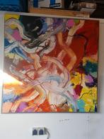 Abstract Schilderij - Hofman, Antiek en Kunst, Kunst | Schilderijen | Abstract, Ophalen of Verzenden