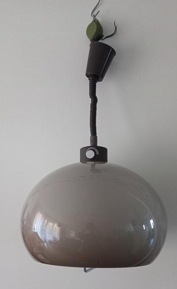 Vintage jaren 70 Dijkstra hanglamp trekkoord pendel beschikbaar voor biedingen