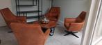 4 fauteuils + tafel en grote servieskast t.e.a.b., Huis en Inrichting, Fauteuils, Ophalen, Gebruikt