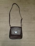 Prachtige Echt Leer Crossbody Tas Schoudertas ZGAN, Verzenden, Zo goed als nieuw, Bruin, Schoudertasje