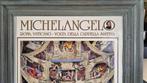 Poster ingelijst Michelangelo Sixtijnse Kapel, 43x88cm. S47, Tweedehands verkoop, Tweedehands verkoop, Gebruikt, Ophalen of Verzenden