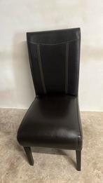 stoelen., Huis en Inrichting, Gebruikt, Bruin, Leer, Ophalen of Verzenden