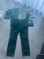 Groene Yest & Red Button set (bloes, vest, broek), Ophalen of Verzenden, Zo goed als nieuw, Groen