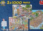 Jan van Haasteren puzzels 3 x 1000, Hobby en Vrije tijd, Denksport en Puzzels, Ophalen, 500 t/m 1500 stukjes, Gebruikt