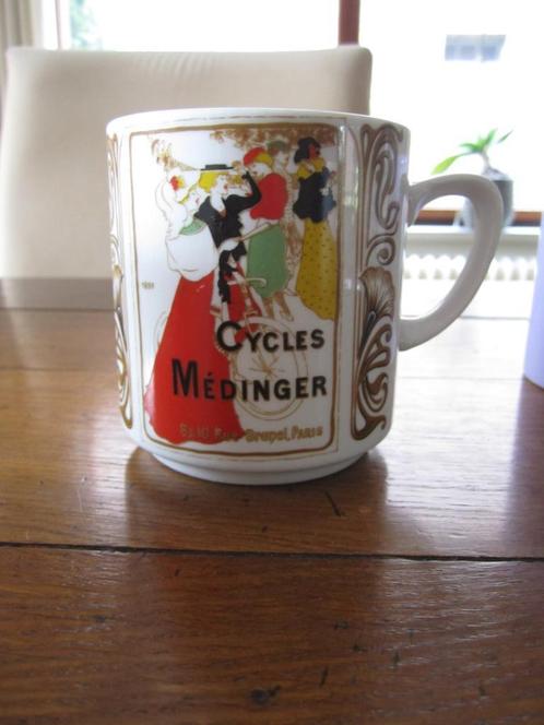 Mok Cycles Médinger , Rue Brunnel Paris, Antiek en Kunst, Antiek | Servies los, Ophalen of Verzenden