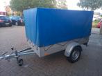 Zeer nette aanhanger met blauwe huif €850,-, Auto diversen, Aanhangers en Bagagewagens, Ophalen, Zo goed als nieuw