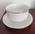 Arzberg Cannelee Sauskom met zilveren randje Nieuwstaat, Ophalen of Verzenden