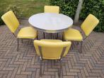Amerikaanse diner tafel + 4 stoelen Bel Air sixties fifties, Huis en Inrichting, Stoelen, Ophalen, Zo goed als nieuw, Amerikaanse fifties sixties retro