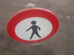 Verkeersbord Voetganger, Verzamelen, Merken en Reclamevoorwerpen, Ophalen of Verzenden, Zo goed als nieuw, Reclamebord