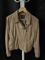 Taupe suede-look biker jas – maat 40 (M/L), Maat 38/40 (M), Atmosphere, Bruin, Verzenden