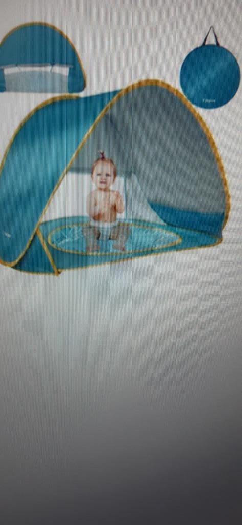 Parasoltent blauw incl grondzeil en tentstokken 2 st voor 10, Tuin en Terras, Partytenten, Nieuw, Overige typen, Minder dan 5 meter