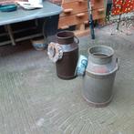 2 melkbussen, Tuin en Terras, Tuinwanddecoratie, Ophalen, Zo goed als nieuw