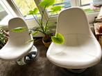 2x (egg) draaifauteuil Tirup Ikea off-white Carl Öjerstam, Huis en Inrichting, Ophalen, Gebruikt, Twee, Wit