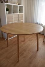 Ronde eettafel hout, Huis en Inrichting, Tafels | Eettafels, 100 tot 150 cm, 100 tot 150 cm, Rond, Ophalen