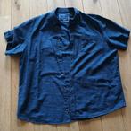 Overhemd korte mouw blauw - maat XXL, Kleding | Heren, Overhemden, Blauw, Ophalen of Verzenden, Zo goed als nieuw, Overige halswijdtes