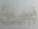 Jan Henkel Litho - Landschap 1977, Ophalen of Verzenden