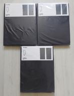 3 pakken Vivan gordijnen zwart met plooiband van IKEA, Huis en Inrichting, 100 tot 150 cm, 200 cm of meer, Zwart, Nieuw